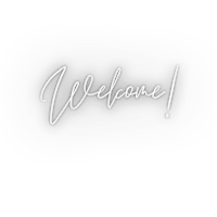 a black background with the word welcome written on it